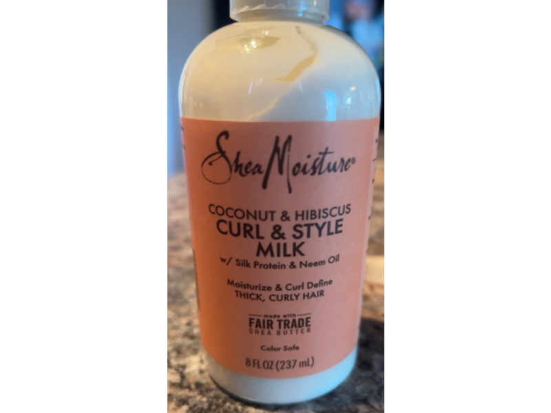 SheaMoisture Curl & Style Milk, Coconut & Hibiscus, 8 fl oz/237 mL