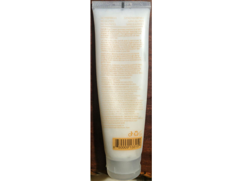 Verb Curl Cream, Shape + Definition + Defrizz + Repair, 5.3 oz/150 g