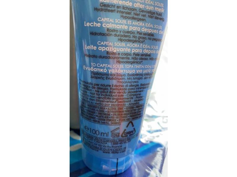 Vichy Laboratories Ideal Soleil After-Sun Milk, Soothing, 100 mL