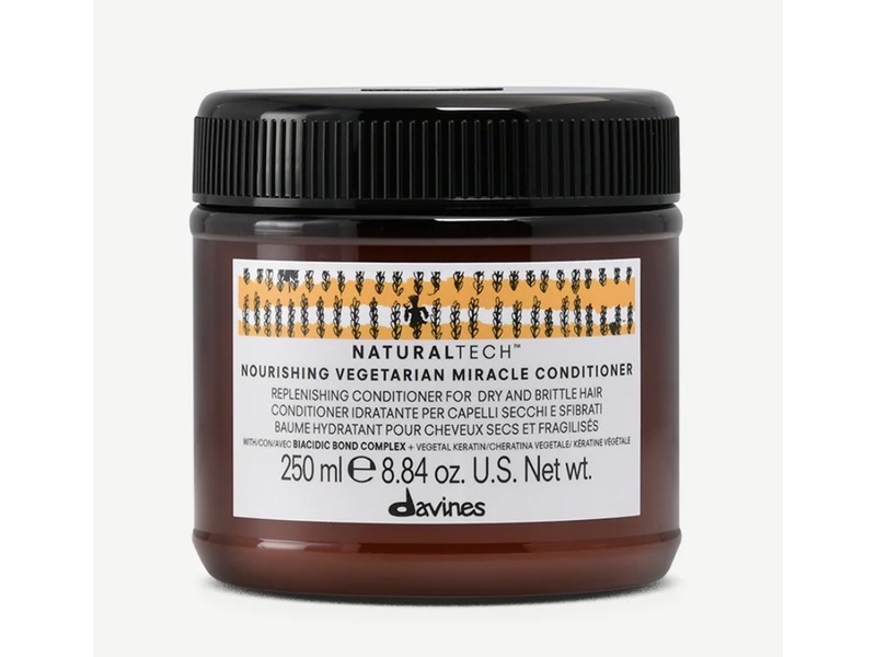 Davines Naturaltech Nourishing Vegetarian Miracle Conditioner , 8.84 oz/250 mL