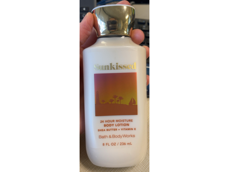 Bath & Body Works Body Lotion, Sunkissed, Shea butter + Vitamin E, 8 fl oz/236 mL