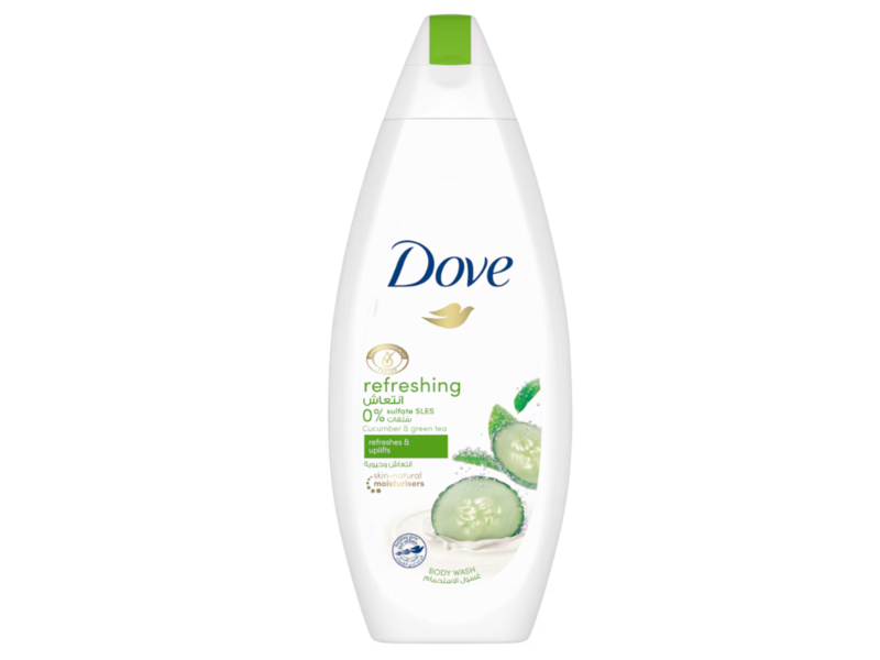 Dove Refreshing Body Wash, Cucumber & Green Tea, 22 fl oz/650 mL