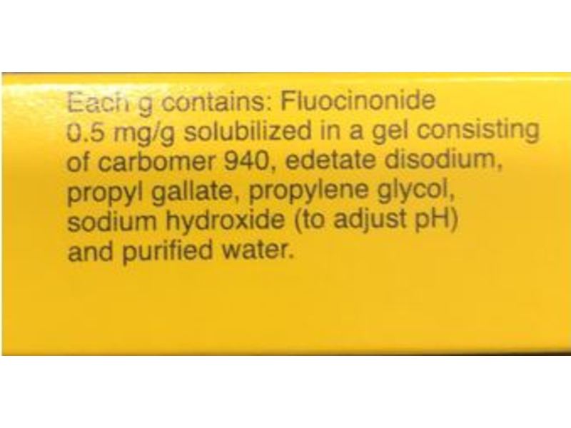 Fluocinonide Gel 0.05%, 30 g, Alvogen Inc (RX)