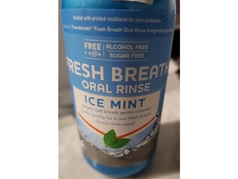 Rite Aid Fresh Breath Oral Rinse, Ice Mint, 16 fl oz/473 mL
