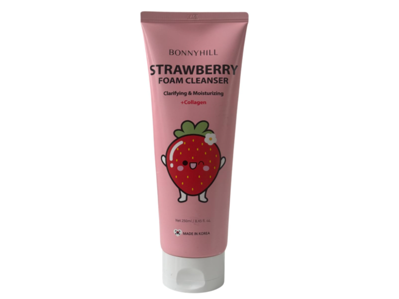 Bonnyhill Foam Cleanser, Strawberry, Collagen, 8.45 fl oz/250 mL