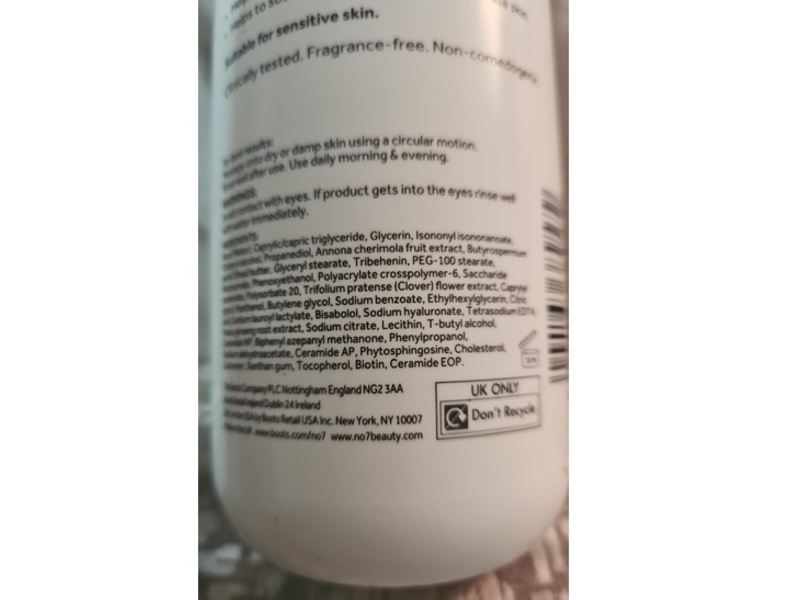 No7 Derm Solutions Hydrating Cream Cleanser, 16 fl oz/473 mL