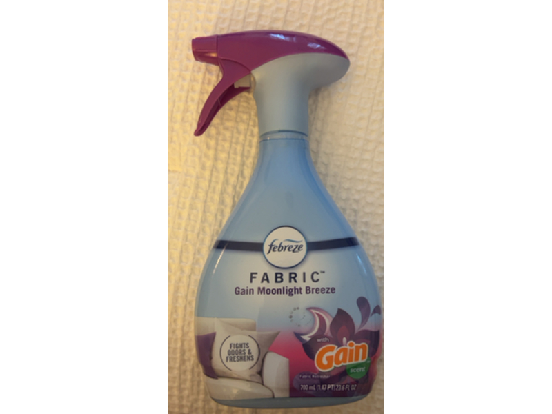 Fabreze Fabric Refresher, Gain Moonlight Breeze, 23.6 fl oz/700 mL