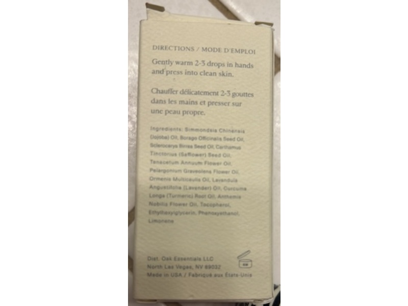 Oak Essentials Ritual Oil, Blue Tansy, 1 fl oz/30 mL