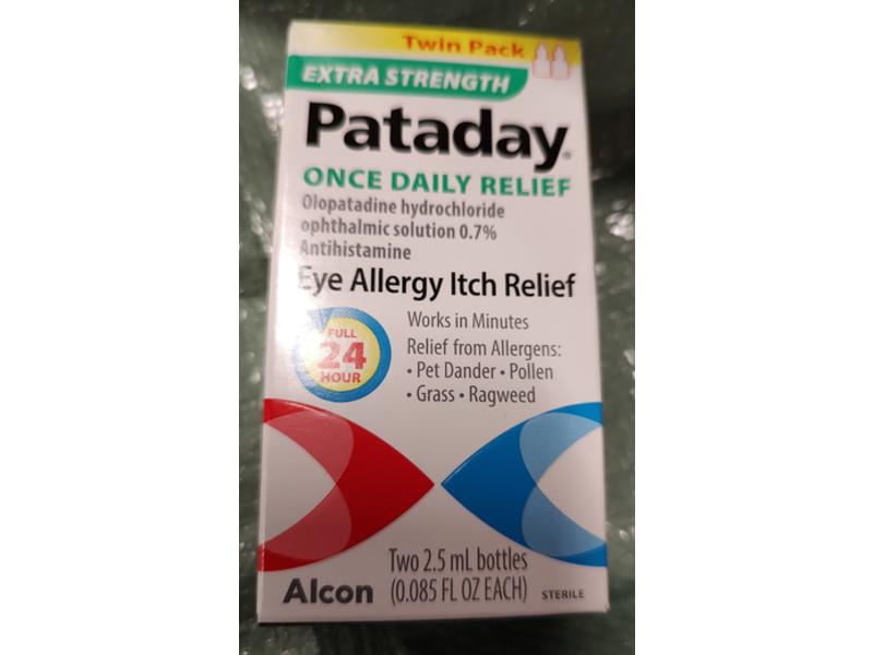 Alcon Pataday Eye Allergy Itch Relief, 0.085 fl oz/2.5 mL