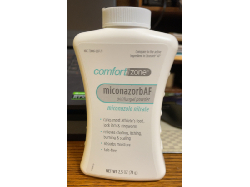 Comfort Zone Miconazorb AF Antifugal Powder, 2.5 oz/71 g, Pack Of 3