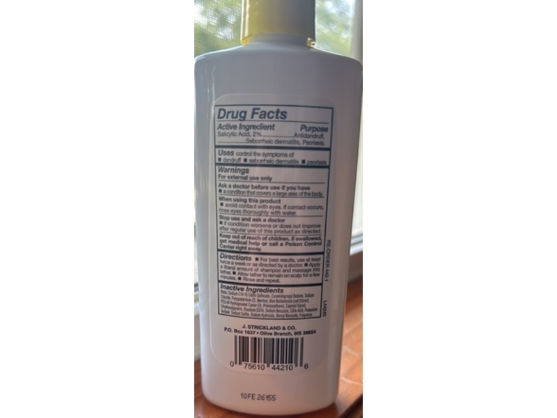 Sulfur8 Medicated Dandruff Shampoo, Salicylic Acid, 7.5 fl oz/222 mL