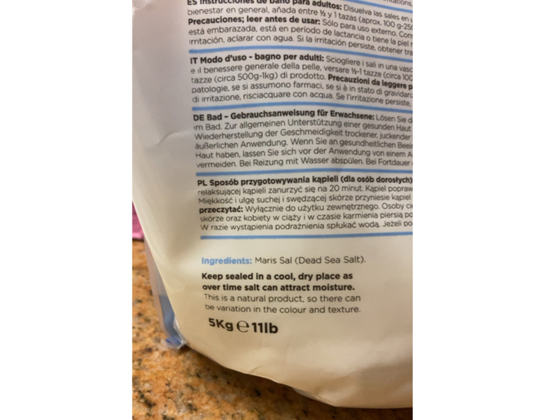 Westlab Soothing Bath Salt, Dead Sea, 5kg