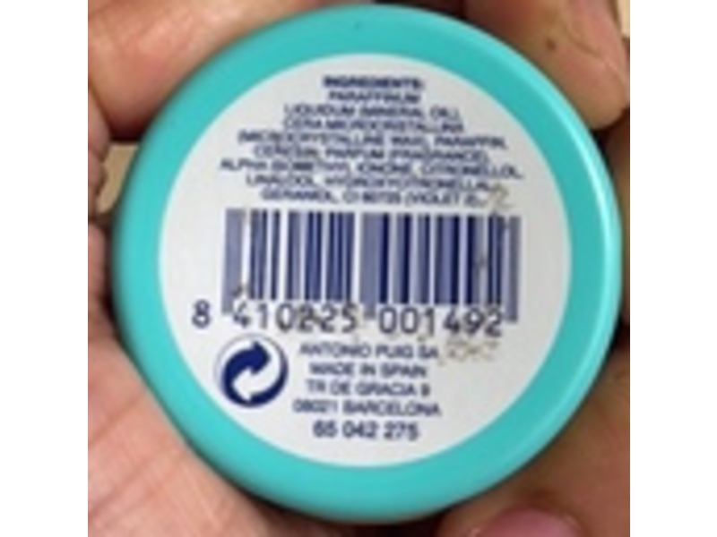 Perfumeria Gal Fragranced Lip Balm Tin, Violet, 53oz/15 mL