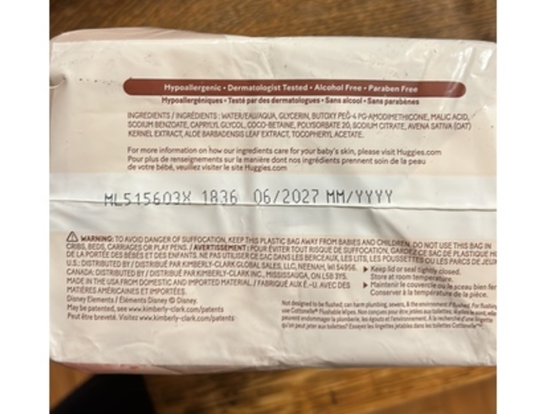 Huggies Mourishing Baby Wipes, Oat Extract , Aloe & Vitamin E, 112 Count