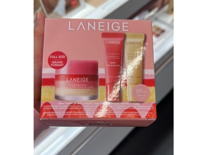 Laneige Berry Sweet Lip Trio Set
