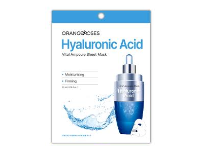 Orangeroses Vital Ampoule Sheet Mask, Hyaluronic Acid, 0.78 fl oz/23 mL