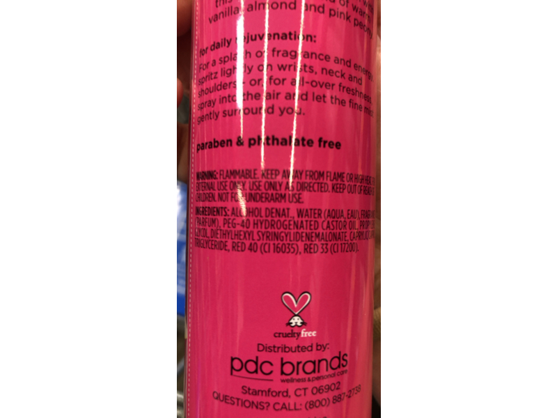 Bodycology Fragrance Mist, Pink Vanilla Wish, 8 fl oz