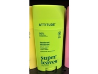 Attitude Super Leaves Deodorant, Pear & Amber, 2.64 oz/75 g - thumbnail 2