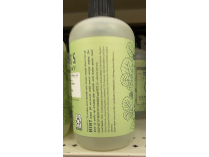 Mrs. Meyer's Clean Day Hand Soap, Watercress Scent, 12.5 fl oz/370 mL