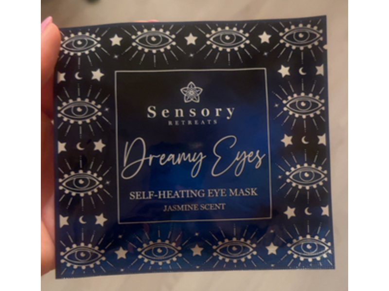 Sensory Retreats Dreamy Eyes Self-Heating Eye Mask, Jasmine Scent