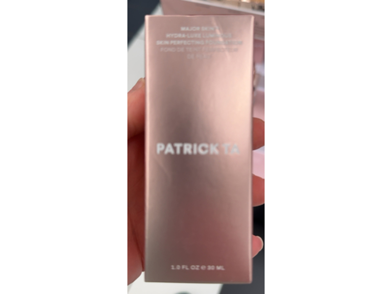 Patrick Ta Major Skin Hydra-Luxe Skin Perfecting Foundation, 3 Rosy Neutral, 1 fl oz/30 mL