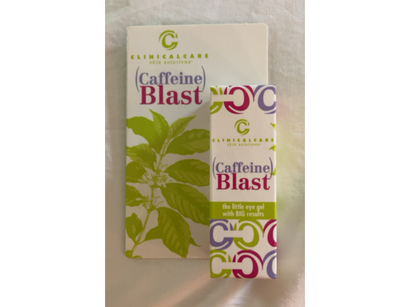 Clinical Care Skin Solutions Eye Gel, Caffeine Blast, 0.5 fl oz/14 mL