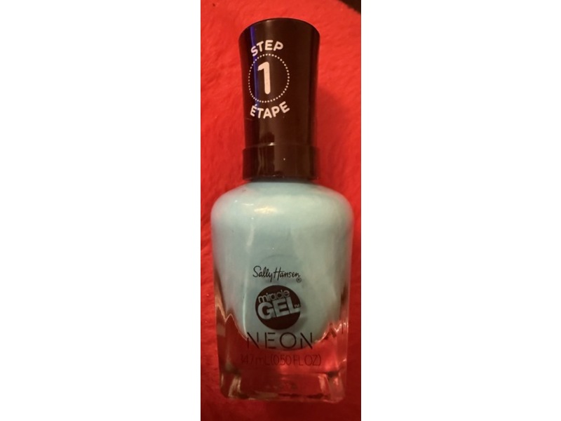 Sally Hansen Miracle Nail Gel, 053 Miami Ice, 0.5 fl oz/14.7 mL