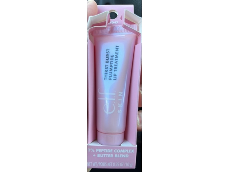e.l.f. Cosmetics Thirst Burst Plumptide Lip Treatment, Guava, 0.35 oz/10 g
