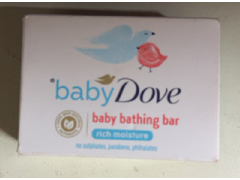 Baby Dove Bathing Bar, Rich Moisture, 75g