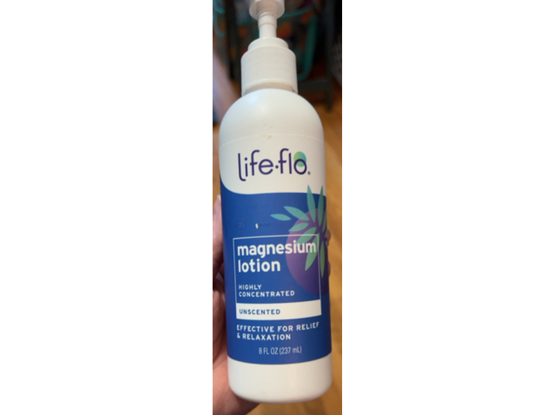 Life-flo Magnesium Lotion, Unscented, 8 fl oz/237 mL