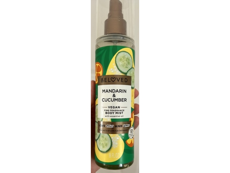 Beloved Fine Fragrance Body Mist, Mandarin & Cucumber, 8 fl oz