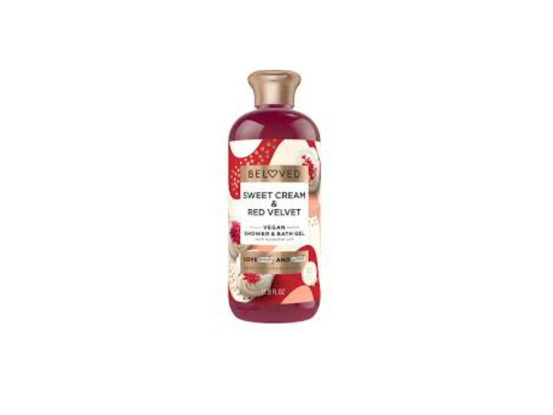 Beloved Shower & Bath Gel, Sweet Cream & Red Velvet, 11.8 fl oz