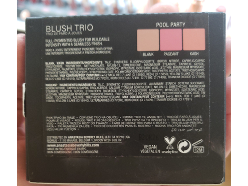 Anastasia Beverly Hills Blush Trio, Pool Party, 3 g/0.11