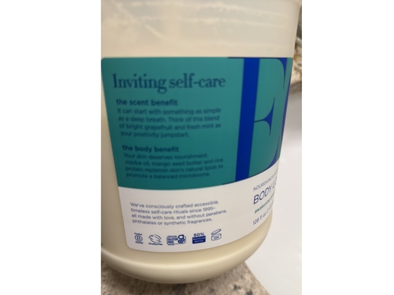 EO Products Body Lotion, Awakening Grapefruit Mint, 128 fl oz/3.8 L