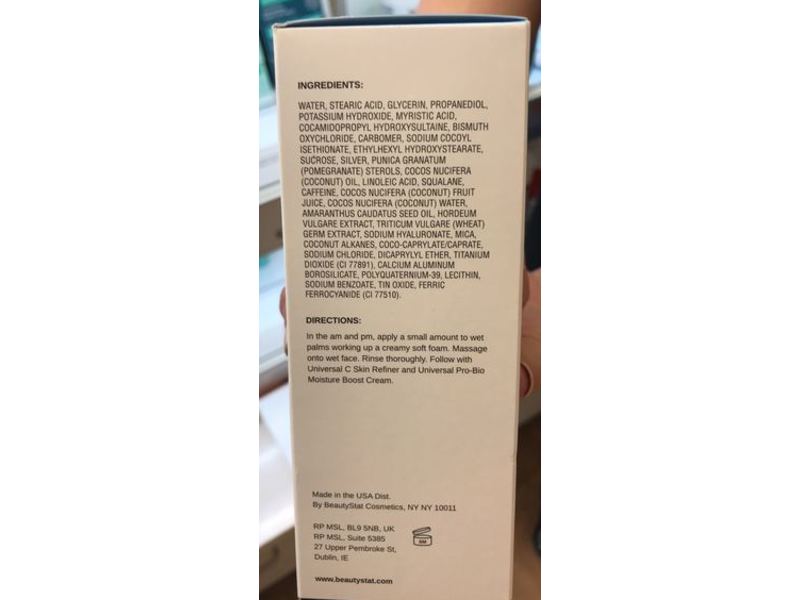 BeautyStat Universal Microbiome Barrier Balancing Cleanser, 5 oz/150 mL