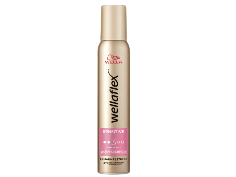 Wellaflex Sensitive Mousse, Starkr Halt, Step 3, 200 mL