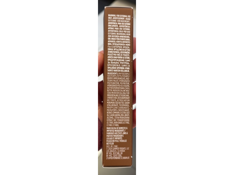 Summer Fridays Lip Butter Balm, Hot Cocoa, 0.5 oz/15 g