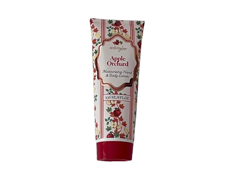 Amber Glow Moisturizing Hand & Body Lotion, Apple Orchard Scent, 8 fl oz/236 mL