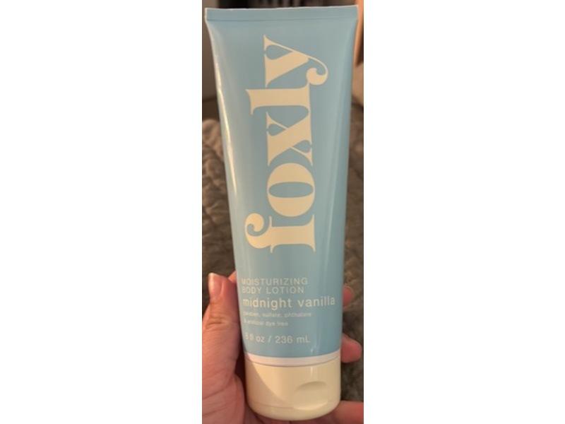 Foxly Moisturizing Body Lotion, Midnight Vanilla, 8 fl oz/236 mL