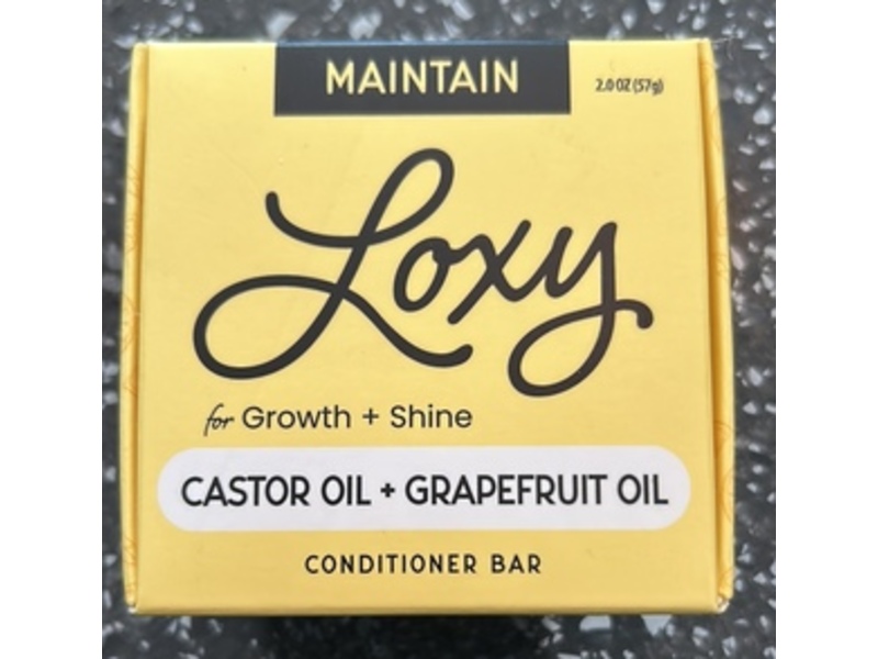 Maintain Loxy Conditioner Bar, Castor Oil + Grapefruit Oil, 2 oz/57 g