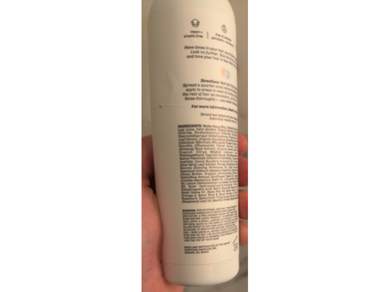 Overtone Blue Toning Conditioner, 8 fl oz/237 mL