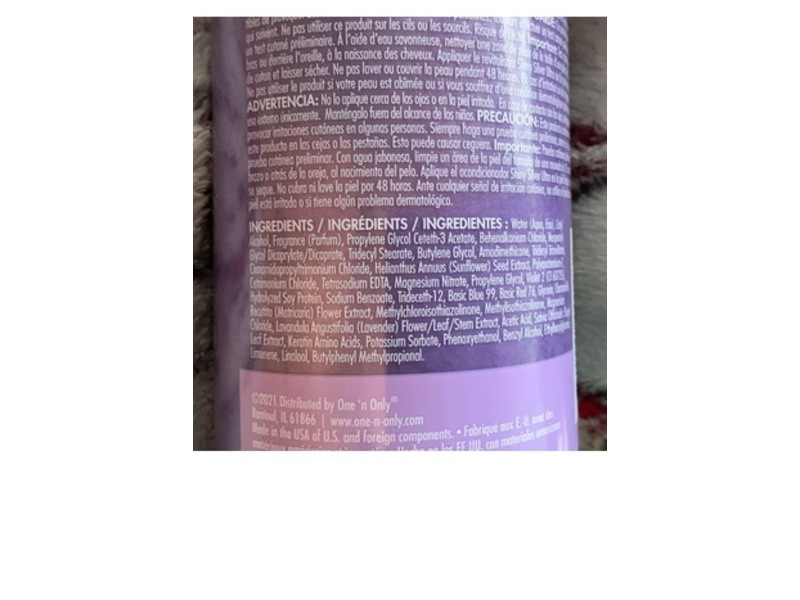 One 'n Only Shiny Silver Ultra Color Enhancing Conditioner, 33.8 oz/959 g