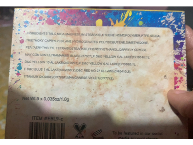 Beauty Creations Splash Of Hues Vol 1, 0.035 oz/1.0 g