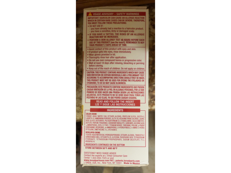 L'oreal Paris Excellence Creme Permanent Triple Care Hair Color, 8G Medium Golden Blonde, 1 Application