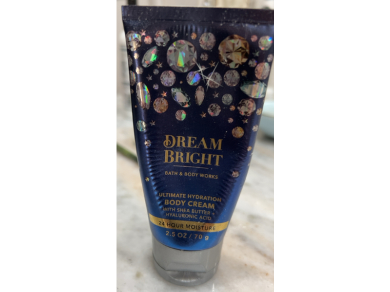 Bath & Body Works Hydration Body Cream, Dream Bright, Shea Butter + Hyaluronic Acid, 2.5 oz/70 g