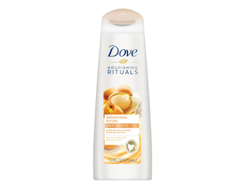 Dove Nourishing Rituals Smoothing Shampoo, Marula Oil & Baobab Extract, 12 fl oz/355 mL