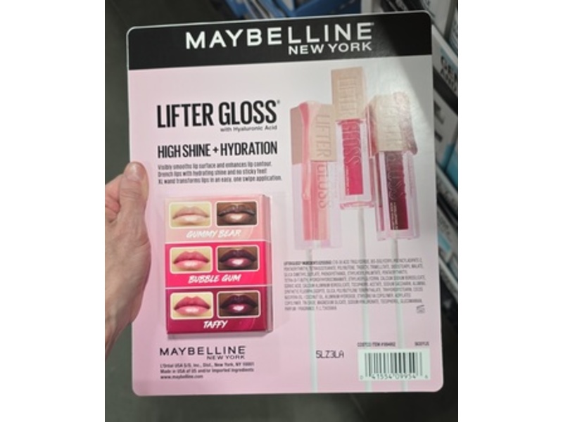 Maybelline New York Lifter Gloss Lip Gloss Set, 0.18 fl oz/5.4 mL