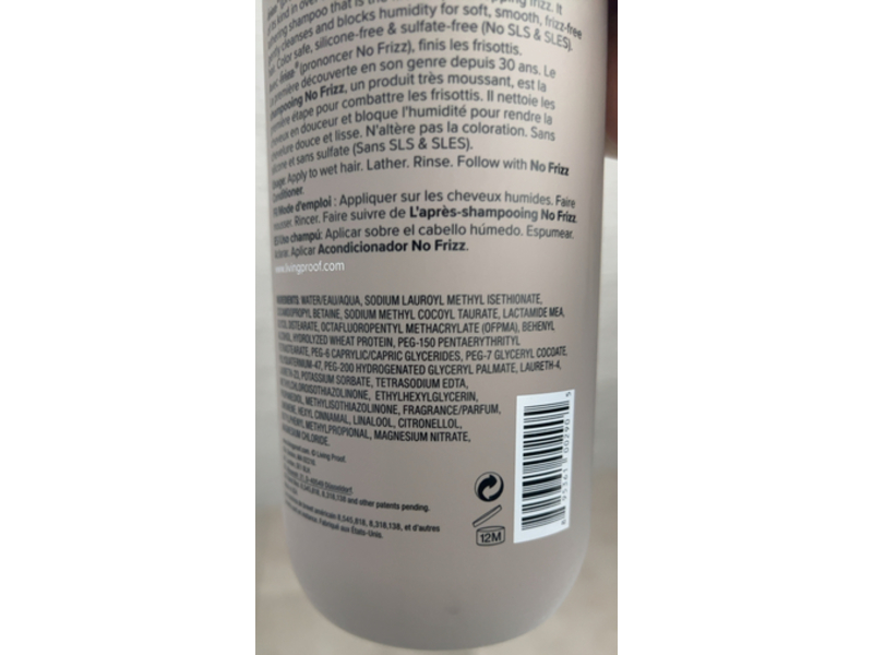 Living Proof Frizz Shampoo, 710 mL