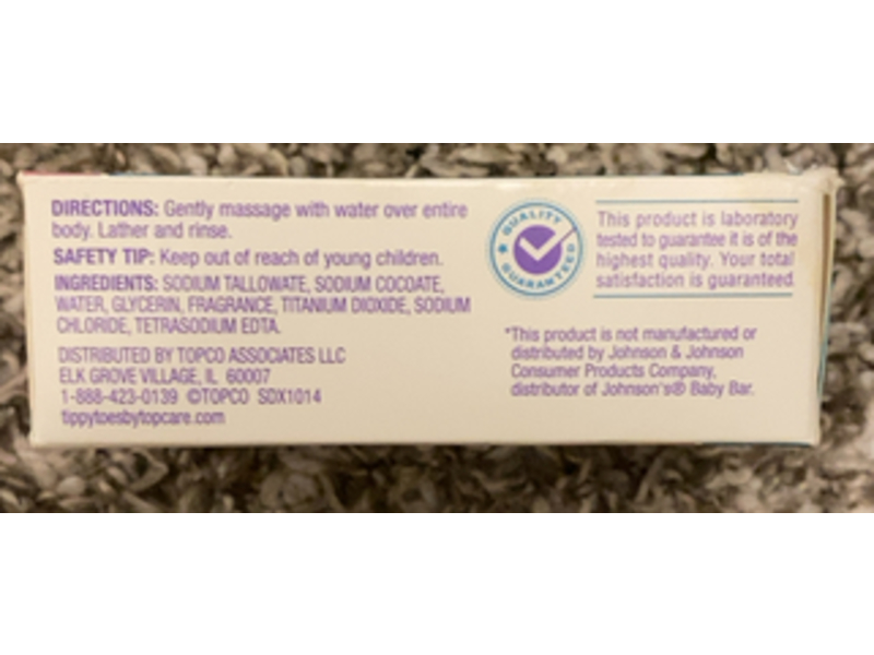 Tippy Toes Baby Bar Soap, Classic, 3 oz/85 g