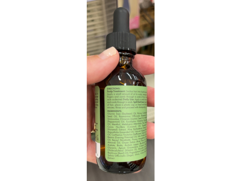 Mielle Scalp & Hair Strengthening Oil, Rosemary Mint, 2 fl oz/59mL